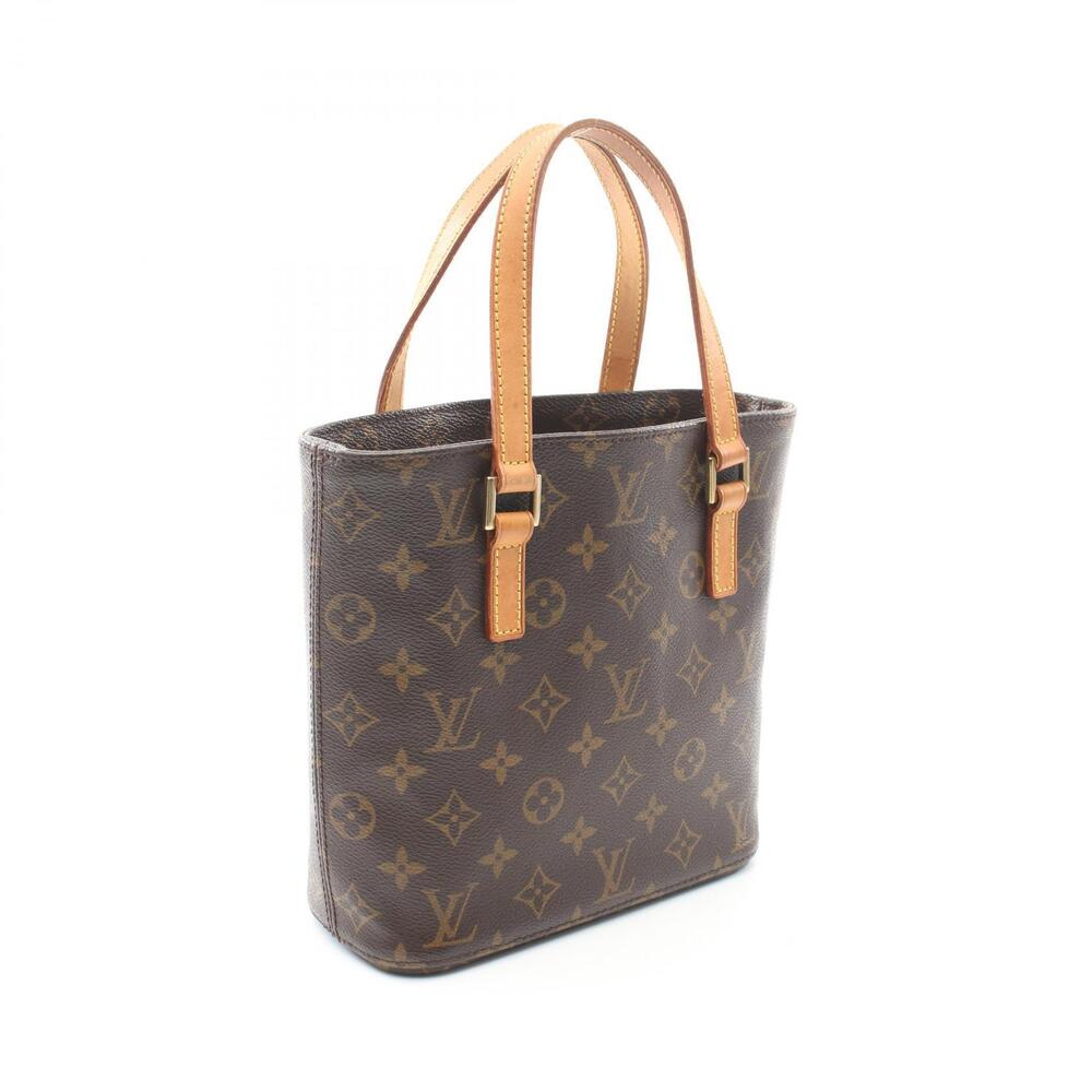 Louis Vuitton Handbag Monogram Vavin Leather Brown Canvas